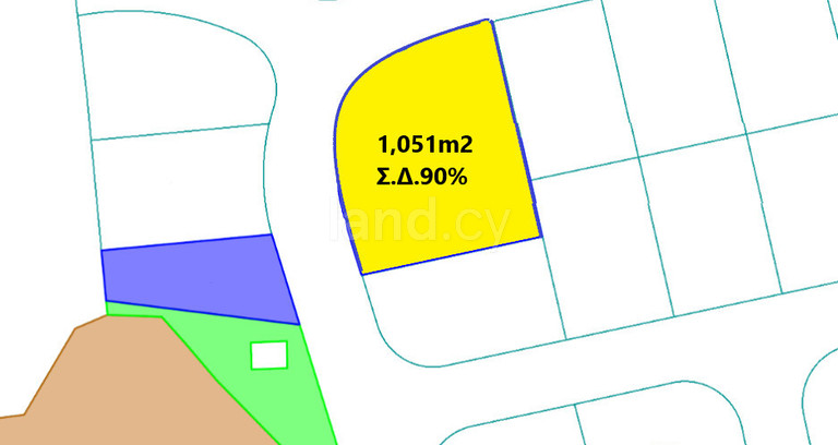 Działka mieszkaniowa na sprzedaż w Nicosia