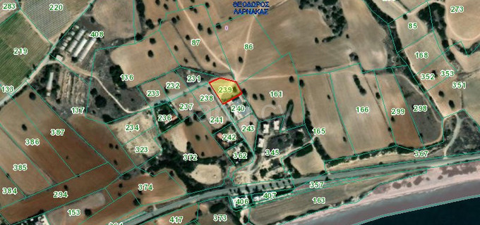 Touristic plot for sale in Larnaca