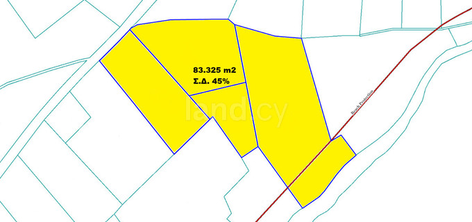 Touristic field for sale in Larnaca