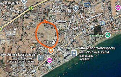 Residential field for sale in Larnaca