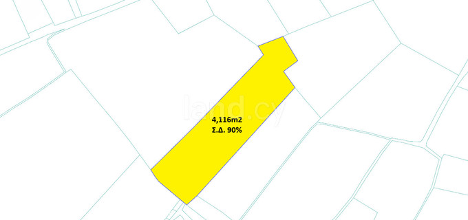 Residential field for sale in Nicosia