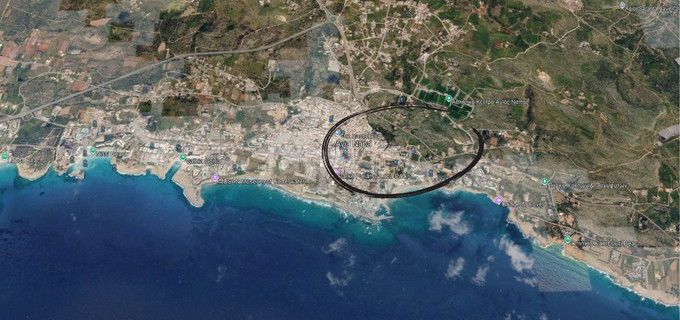 Touristic plot for sale in Ayia Napa