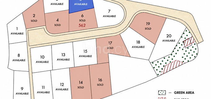 Residential plot for sale in Larnaca