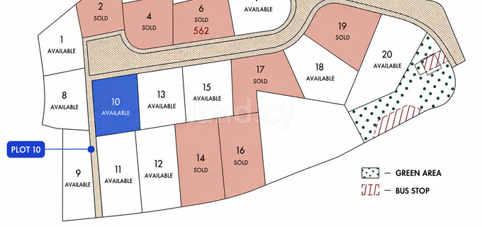 Residential plot for sale in Larnaca