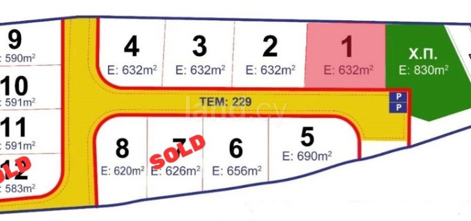 Parcela a la venta en Larnaca