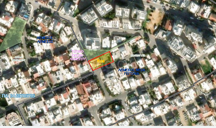 Tomt avsedd för boende till salu i Limassol